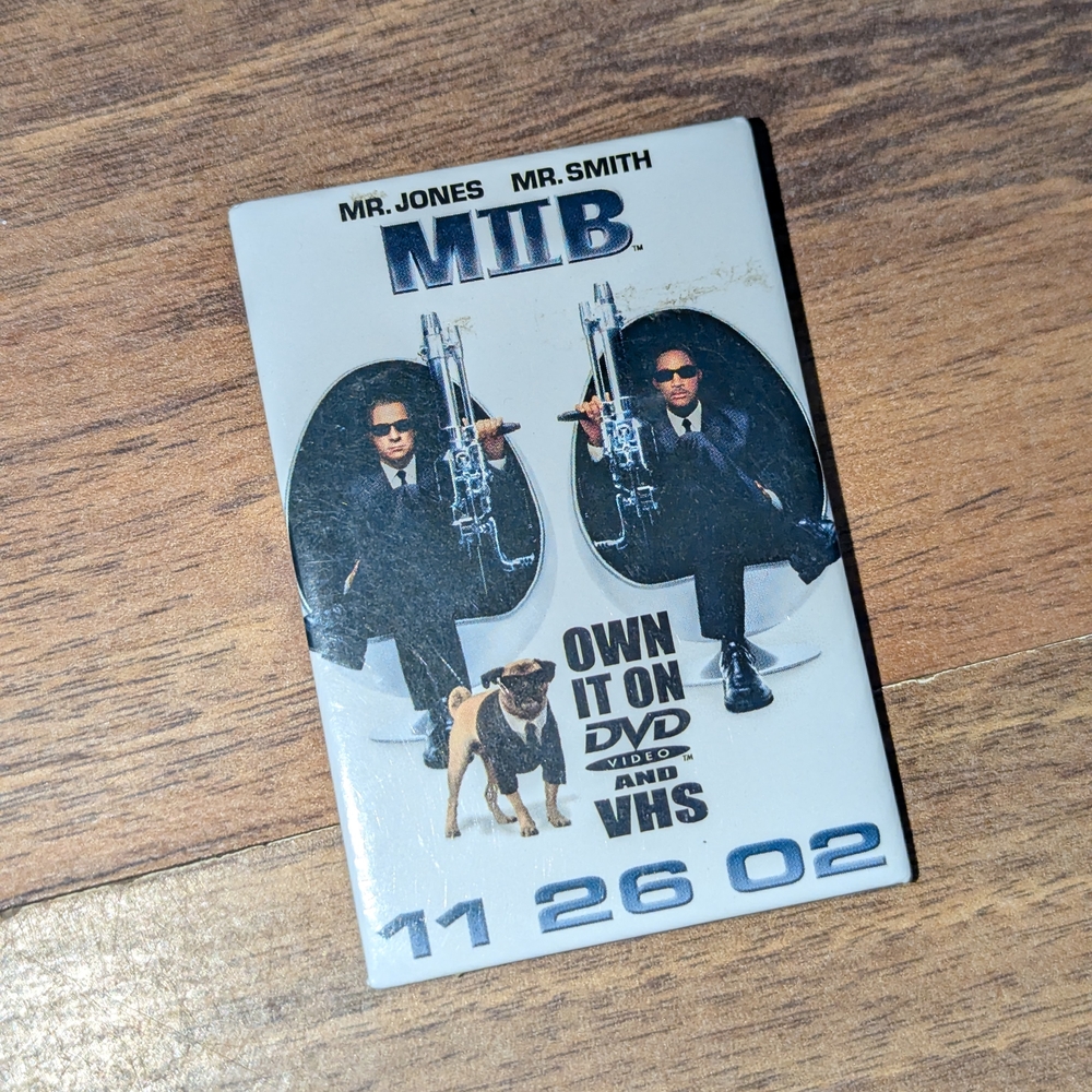 MIB Promotional Movie Pin Button